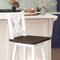 Flash Furniture Gwendolyn Commercial Solid Wood Modern Farmhouse Swivel Bar Height Barstool in Antique White Wash ES-G1-29-WH-GG - alternate 8